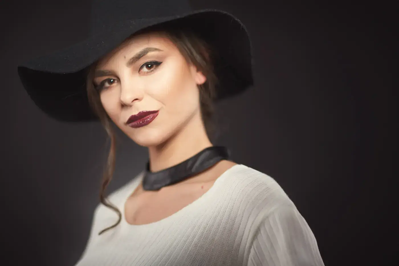 Studio portrait of Liuba Doga, founder of Singing Attitude