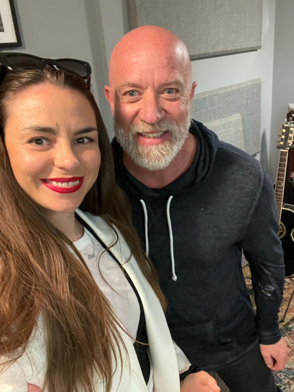 Liuba Doga with Dave Stroud during advanced vocal teacher development